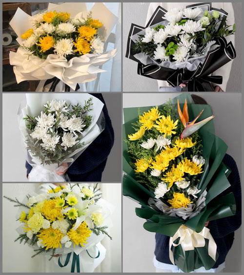 浙江省绍兴越城区陶堰镇茅洋村白事花束代送